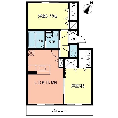 エレガント湘南 305号室 間取り