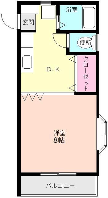 マミール 201号室 間取り