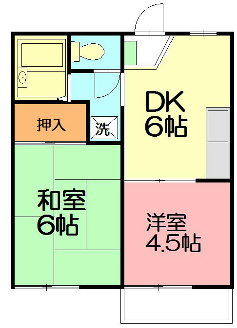 サンホーム辻堂東海岸 202号室 間取り