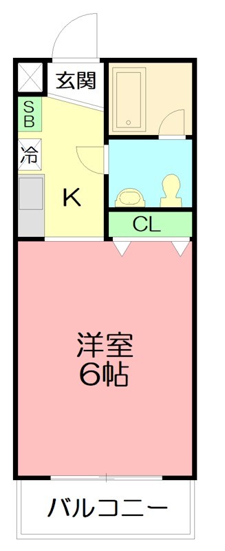 岩本ビル 101号室 間取り