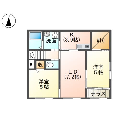 大磯町生沢アパート新築工事 間取り