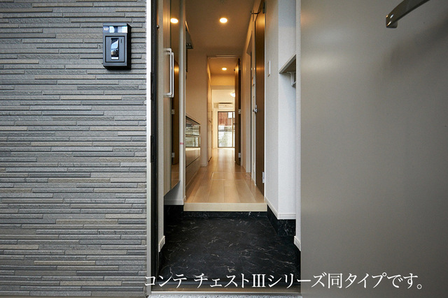 長後アパート 玄関