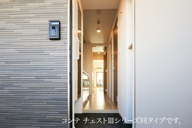 長後アパート 玄関