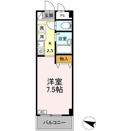 湘南absⅠ 107号室 間取り