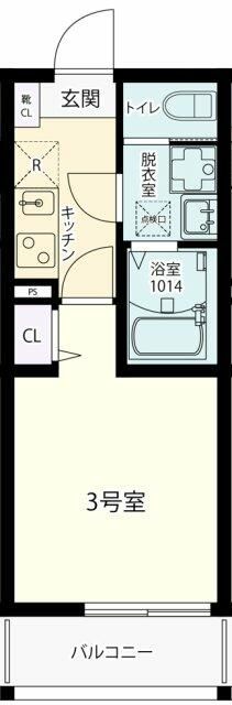 ワイズ湘南辻堂 203号室 間取り