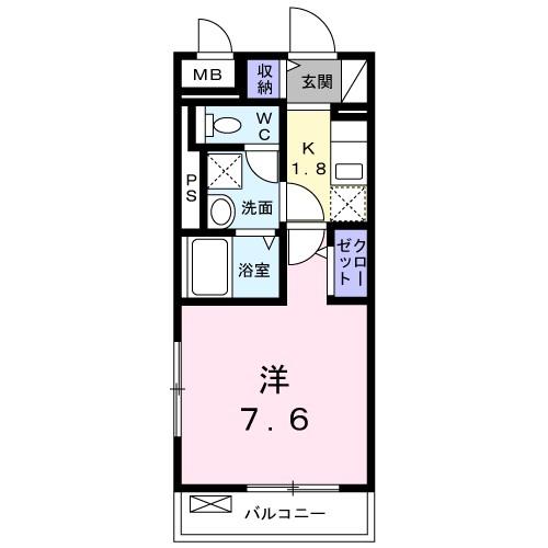 アロッジオ渋谷 105号室 間取り