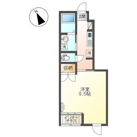 （仮称）赤羽根新築アパート 105号室 間取り