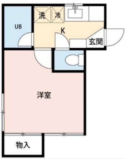 チェリーハイツ  102号室 間取り