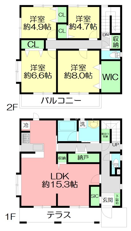材木座３丁目貸戸建 間取り