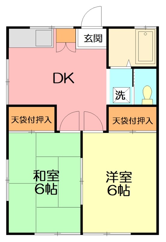 B小倉ハイム 間取り