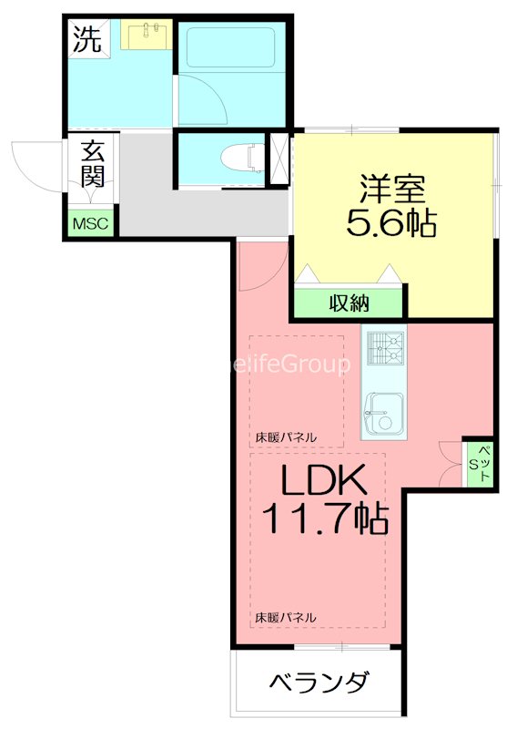 （仮称）鵠沼石上３丁目メゾン 203号室 間取り
