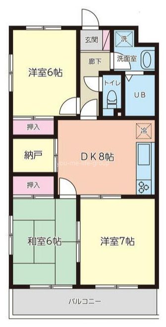ライブリー 301号室 間取り