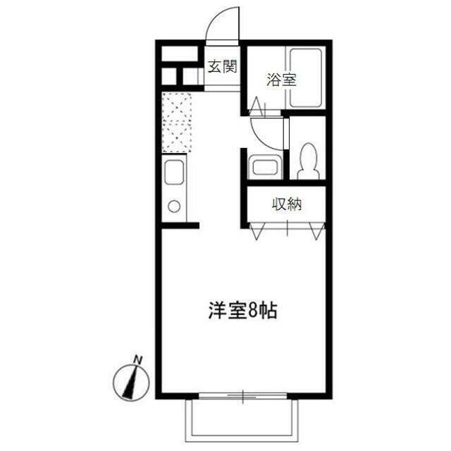 ジュネス湘南 A101号室 間取り