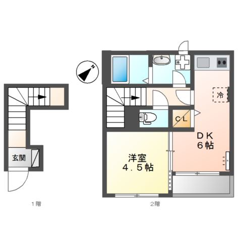 コンフォールK 間取り