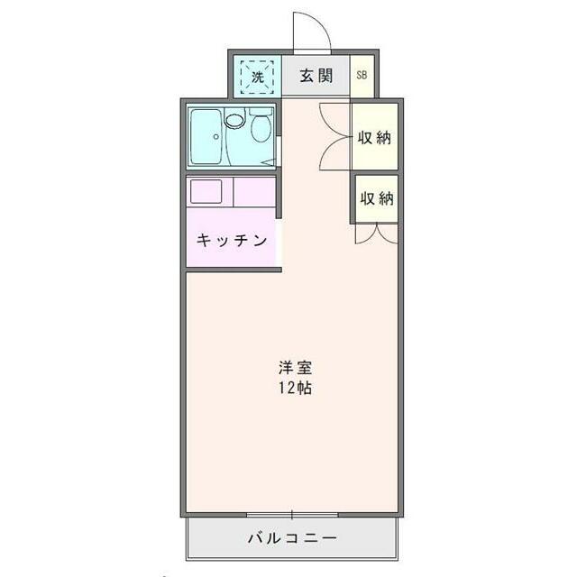 板戸ビューハイツ 305号室 間取り