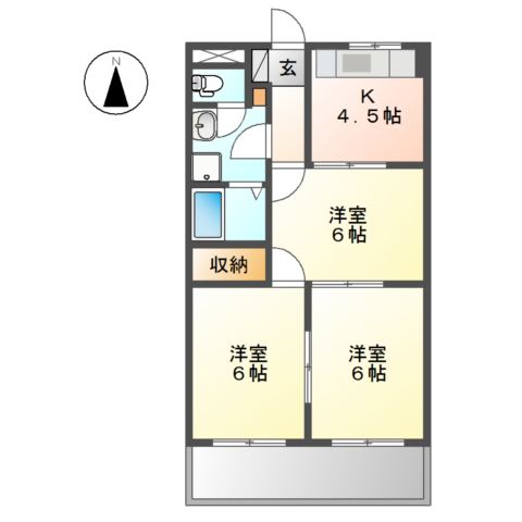 ロイヤルメゾン高森 間取り