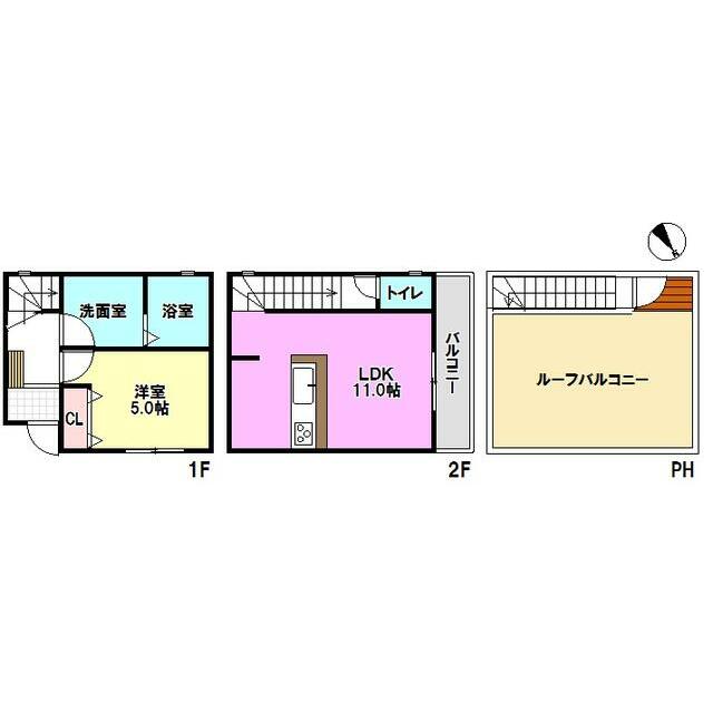 ディーズライフ元町 H1号室 間取り