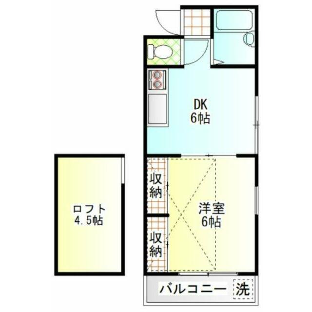 サンリバー南鴨宮 204号室 間取り