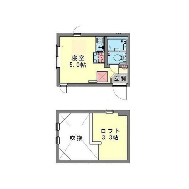 リオス長後 0204号室 間取り