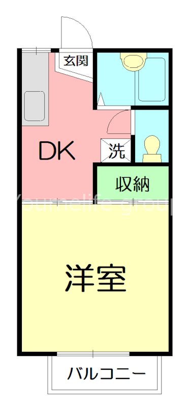 いちかわ中野ハイツ 間取り