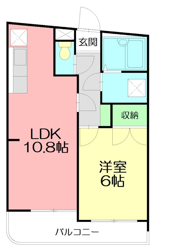 ストラット辻堂  102号室 間取り