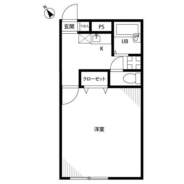 アムール　ル・レーベ 202号室 間取り