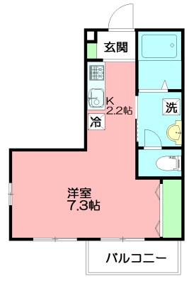 Ｂｒｉｇｈｔ　Ｓｔａｇｅ湘南 303号室 間取り
