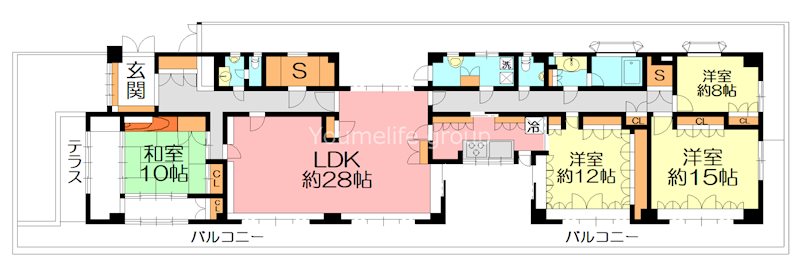 メイプルⅢ 301号室 間取り