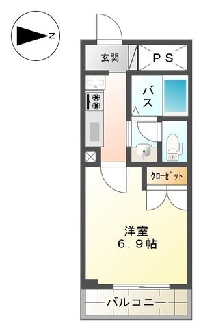 アメニティハイム・Ｍスクエア 202号室 間取り