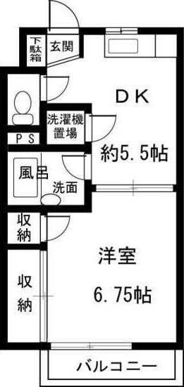 フォルビテッツァ小田原 206号室 間取り