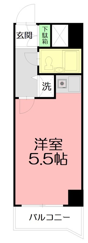 ライオンズプラザ海老名 512号室 間取り