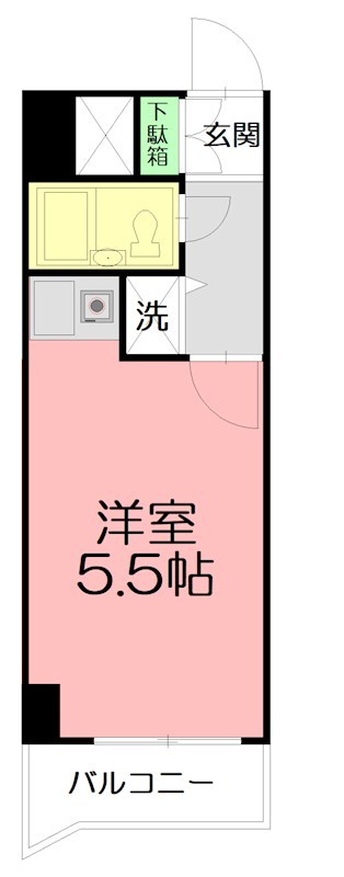 ライオンズプラザ海老名 615号室 間取り