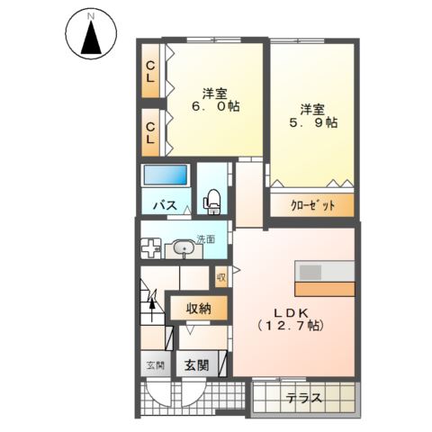 パーシモン 間取り