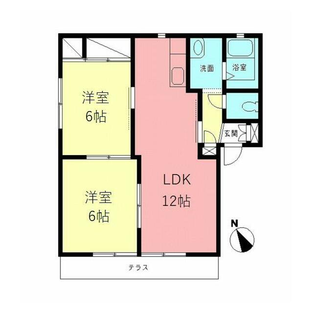 コンフォールＡ 101号室 間取り