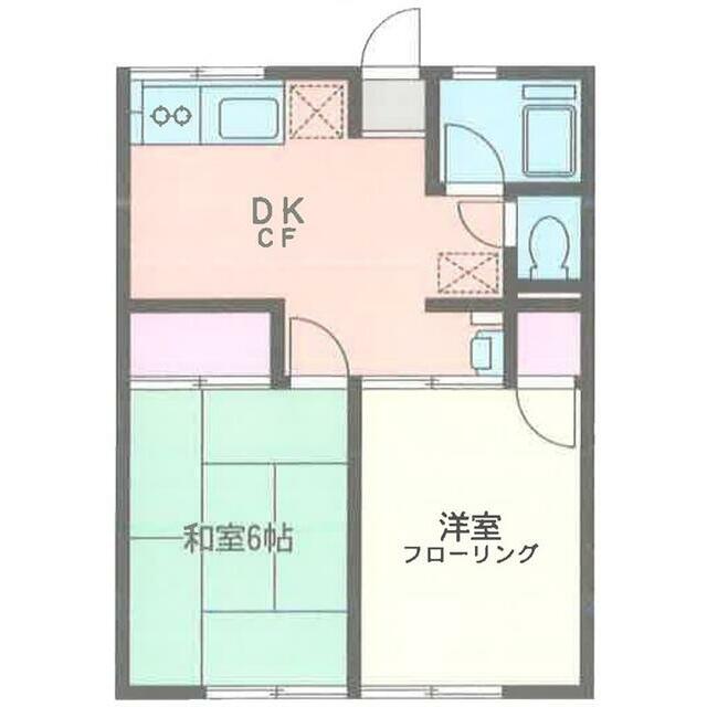 シティハイムホワイトピアＡ 101号室 間取り