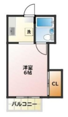 湘南スカイハイム 106号室 間取り