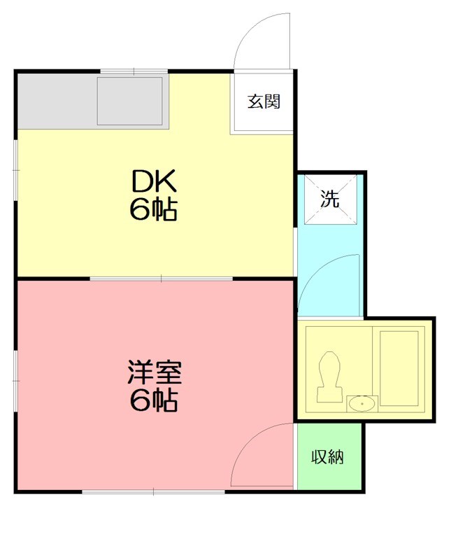 ルイシャトレ富士見A 201号室 間取り