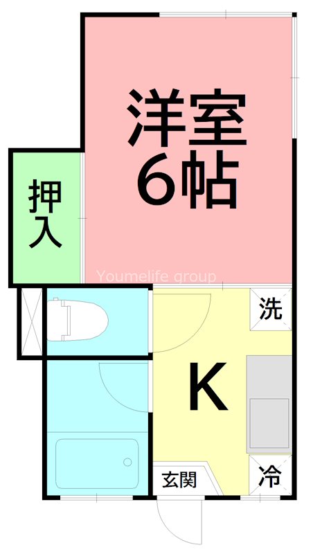 studio un（スタジオ　アン） 間取り
