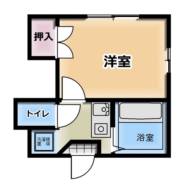 プリティーⅠ 202号室 間取り
