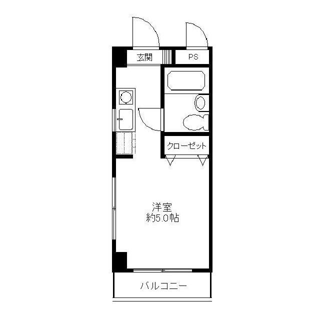 ドミール洋光台 308号室 間取り