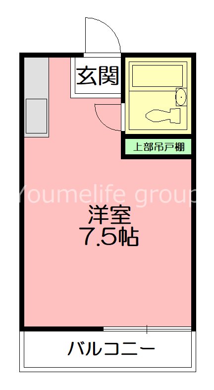 フローレンス平塚 102号室 間取り