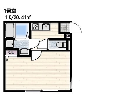 FOREST　CHIGASAKI 101号室 間取り