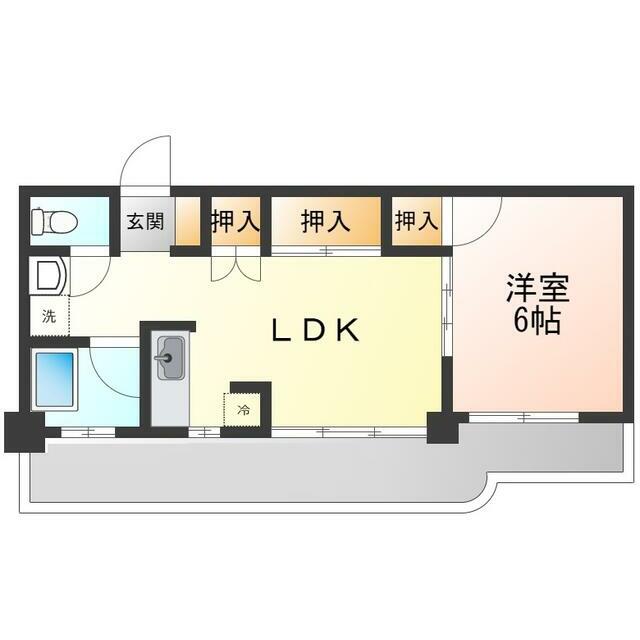 インベストメント高森Ⅰ 202号室 間取り