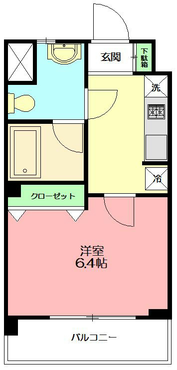 ヴァンヴェール2 305号室 間取り