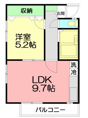 ルカーニア湘南 202号室 間取り