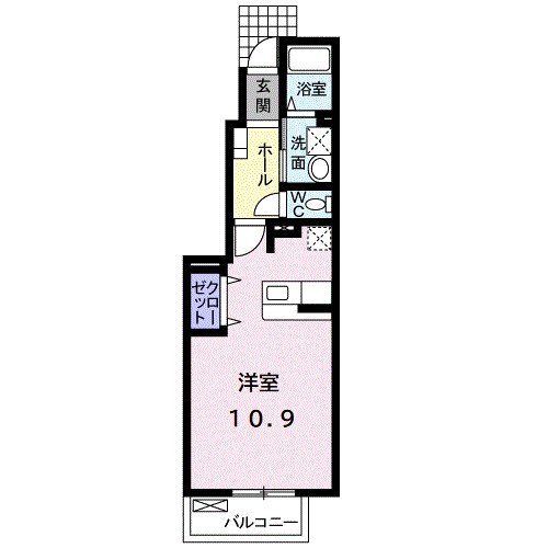 イースト　コースト 102号室 間取り