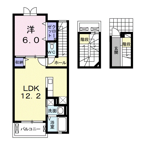 アグリ　ウェイ　Ⅰ 303号室 間取り
