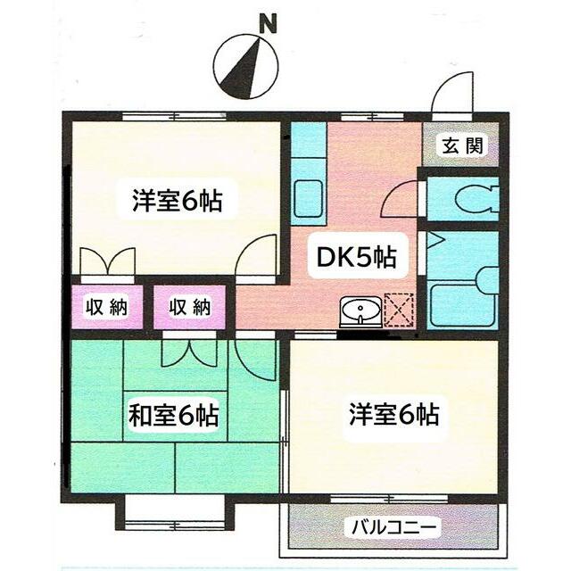 斉藤ハイツ 103号号室 間取り