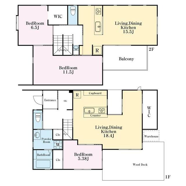 藤沢市辻堂６丁目戸建 間取り