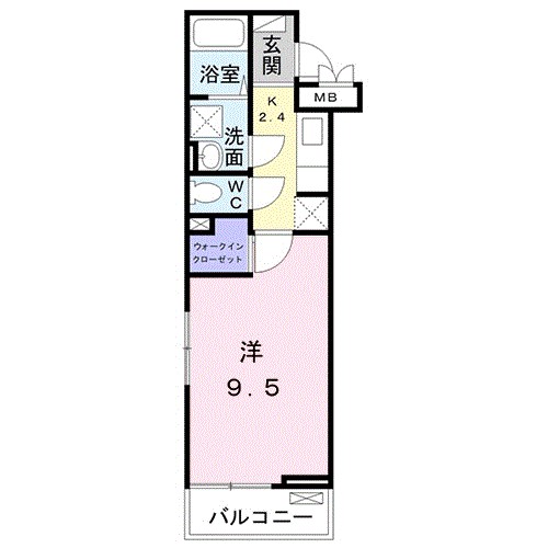 アンバーヒルズ 305号室 間取り
